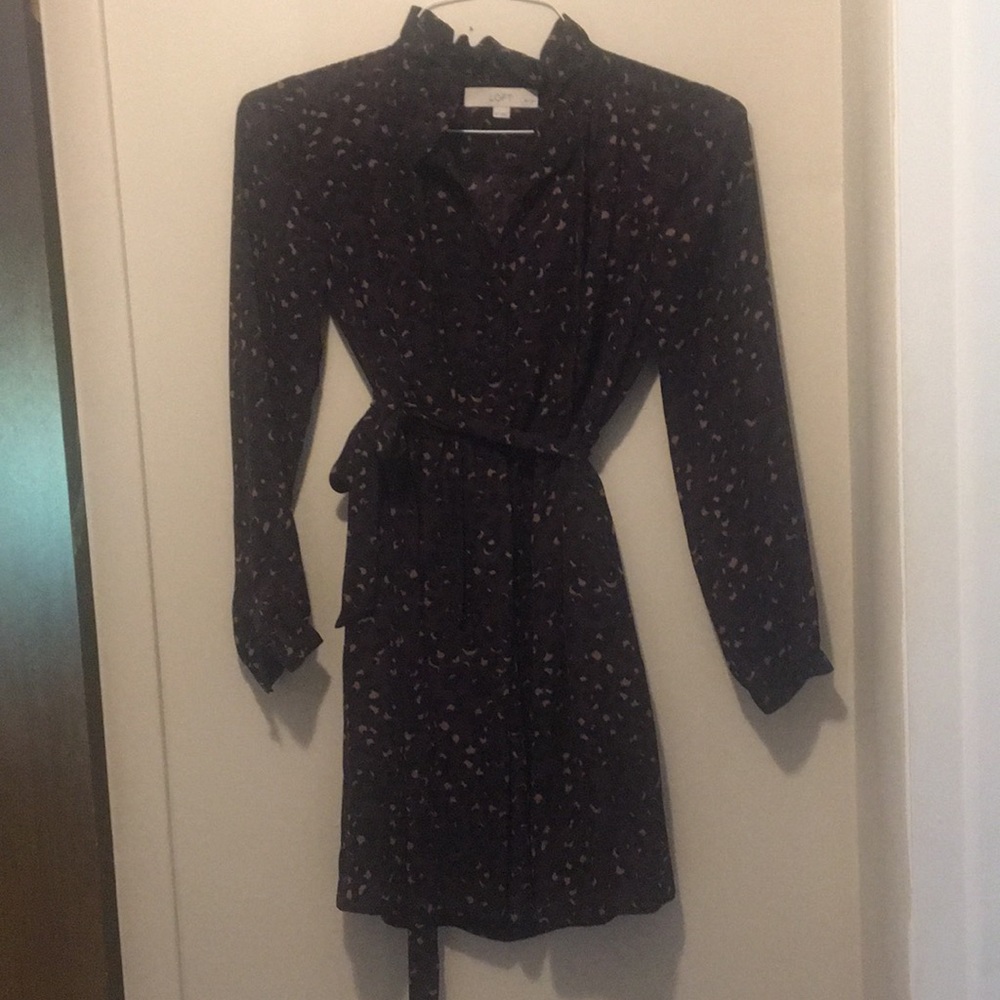 Cheetah Print Purple Loft Dress